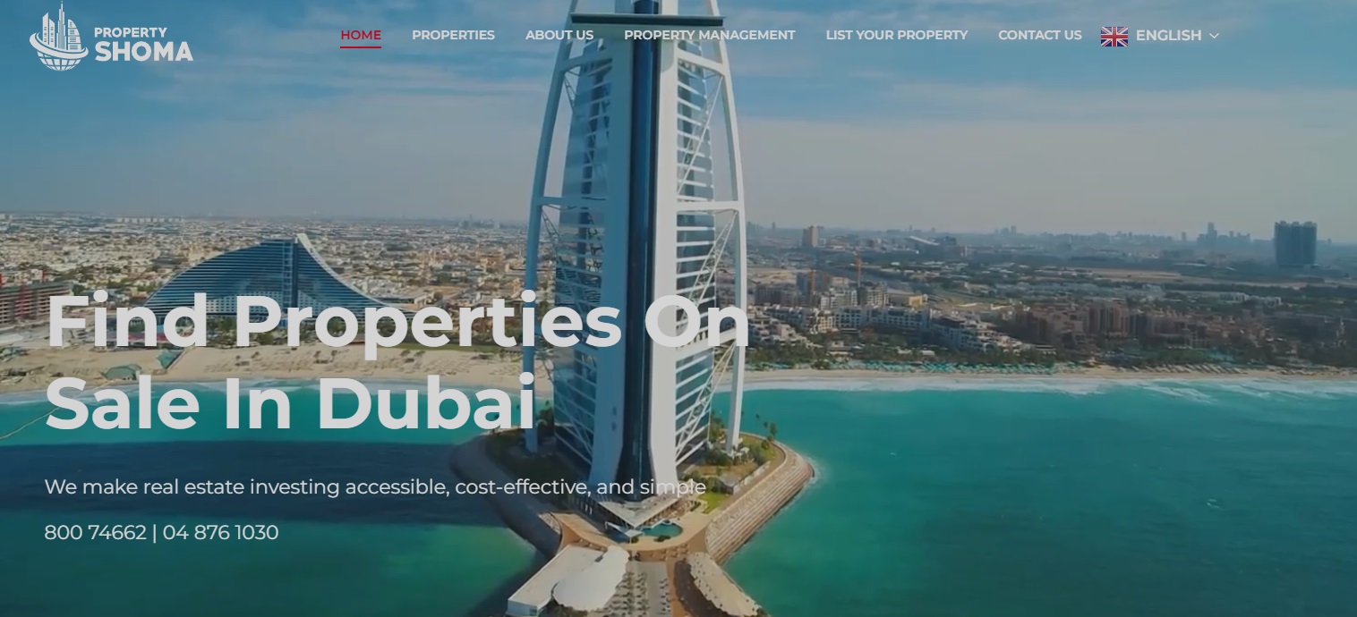 PropertyShoma Real Estate L.L.C – Your Trusted Real Estate Partner in Dubai